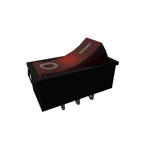 rocker switch red